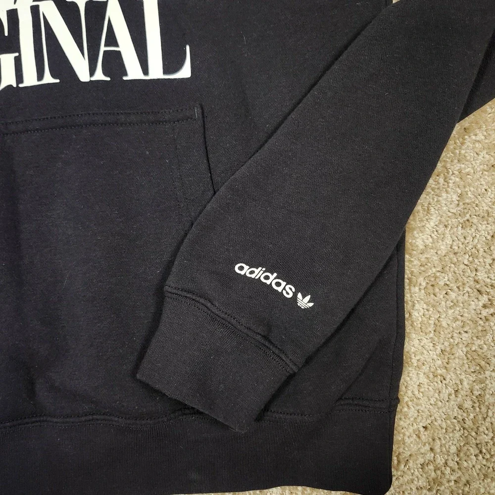 Adidas Always Fresh Always Original Black Hoodie Men's Size Small‎ Fruit Graphic